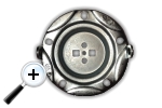 Фланец круглый металлический D-75 для RF (зам. 570407)