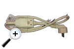 Кабель электрический с УЗО 16А/230V - 15мА контакт штыревой